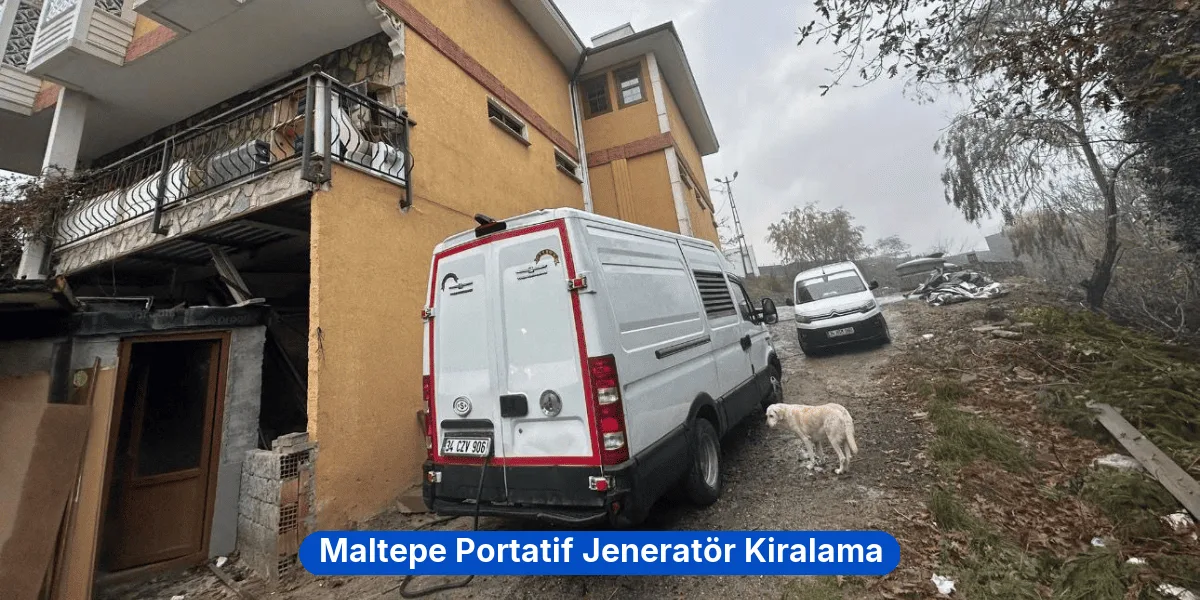 Maltepe Portatif Jeneratör Kiralama